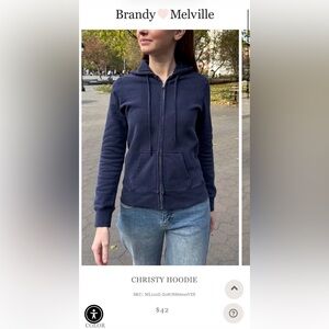 Brandy
Melville Christy Hoodie XS/S NWT